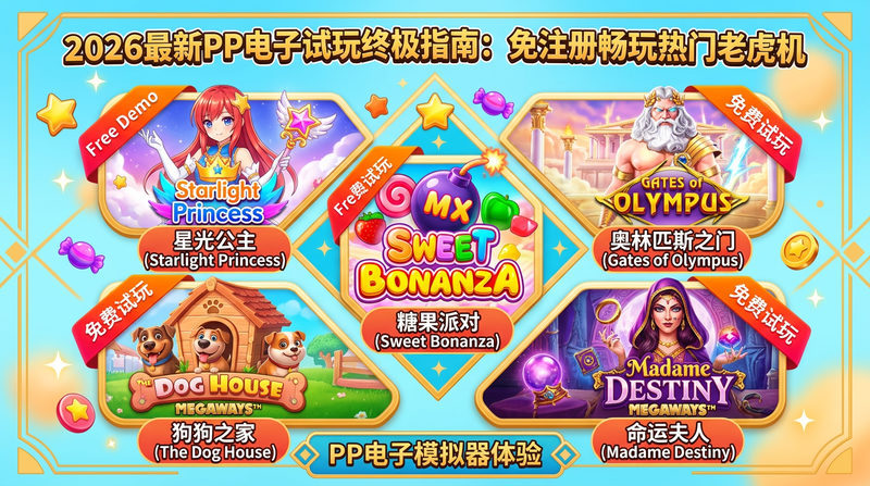 2026年最值得体验的5款PP老虎机试玩推荐（附核心玩法）