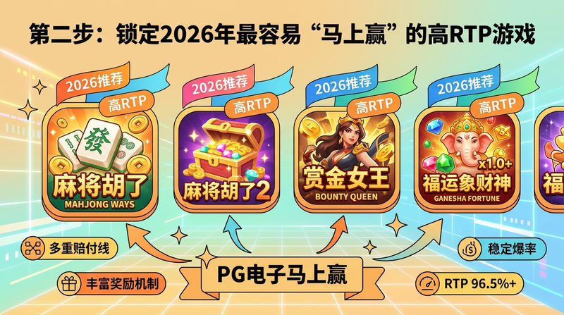 第二步：锁定2026年最容易“马上赢”的高RTP游戏