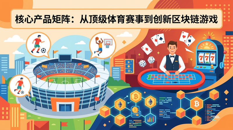 核心产品矩阵:从顶级体育赛事到创新区块链游戏