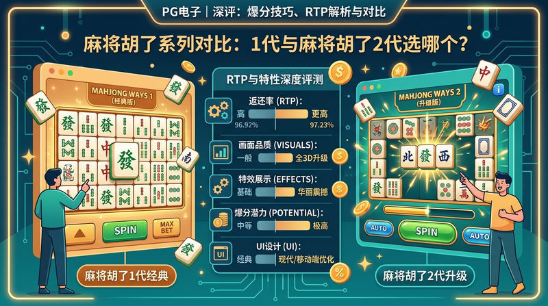 麻将胡了系列对比：1代与麻将胡了2代选哪个？