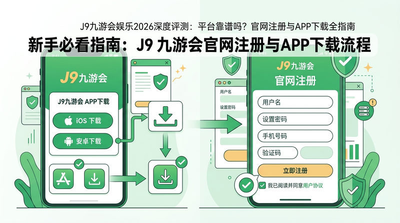 新手必看指南:J9九游会官网注册与APP下载流程