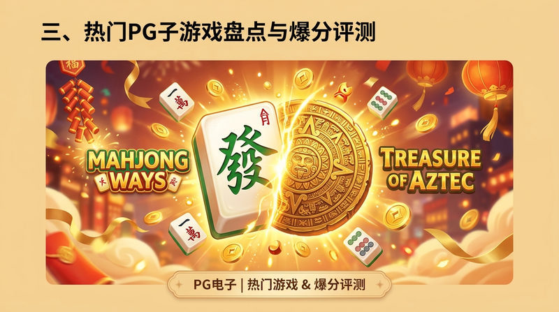 三、 热门PG电子游戏盘点与爆分评测