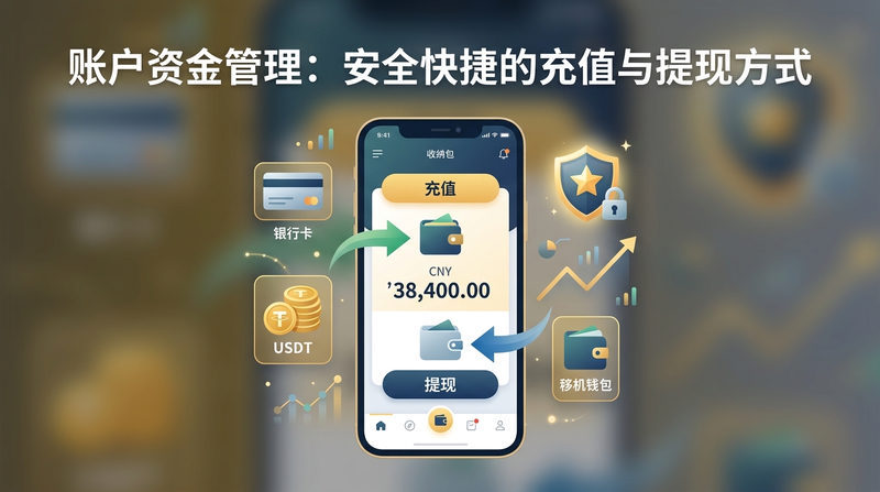 账户资金管理：安全快捷的充值与提现方式