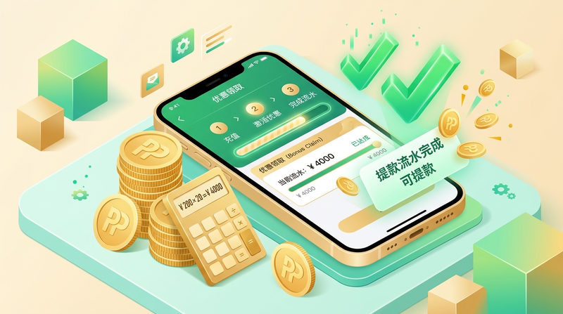 四、 优惠彩金领取步骤与提款流水要求解析