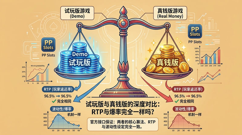 试玩版与真钱版的深度对比：RTP与爆率完全一样吗？