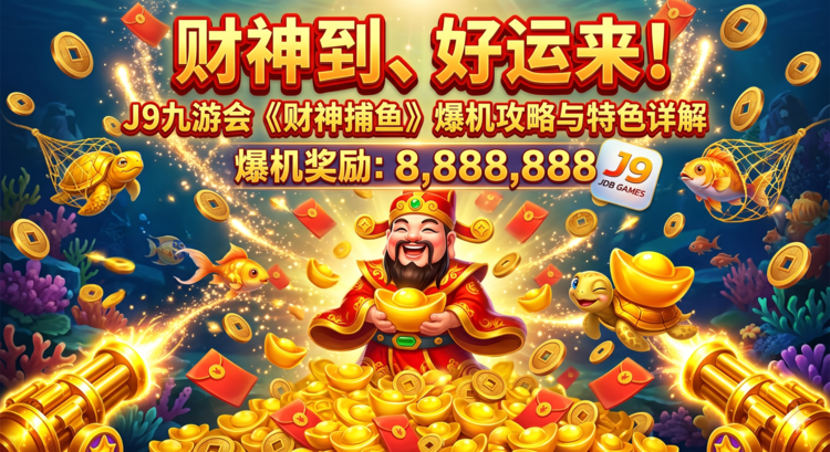 J9九游会平台 JDB 财神捕鱼游戏主界面 - 财神送福背景图