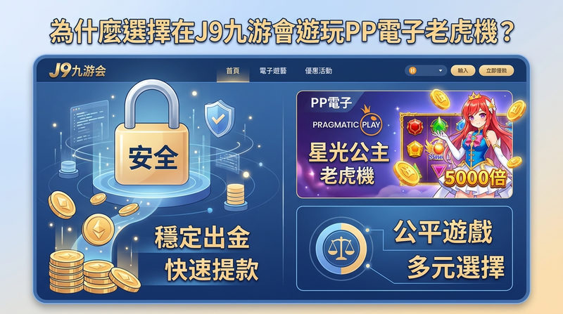 為什麼選擇在J9九游会遊玩PP電子老虎機?