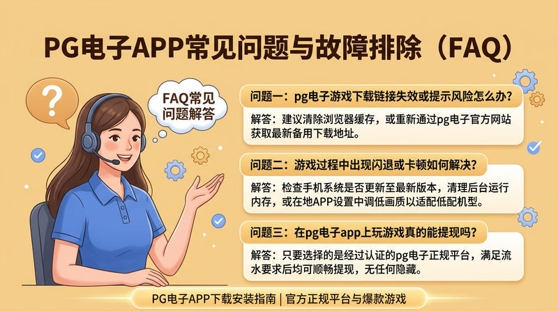 PG电子APP常见问题与故障排除(FAQ)